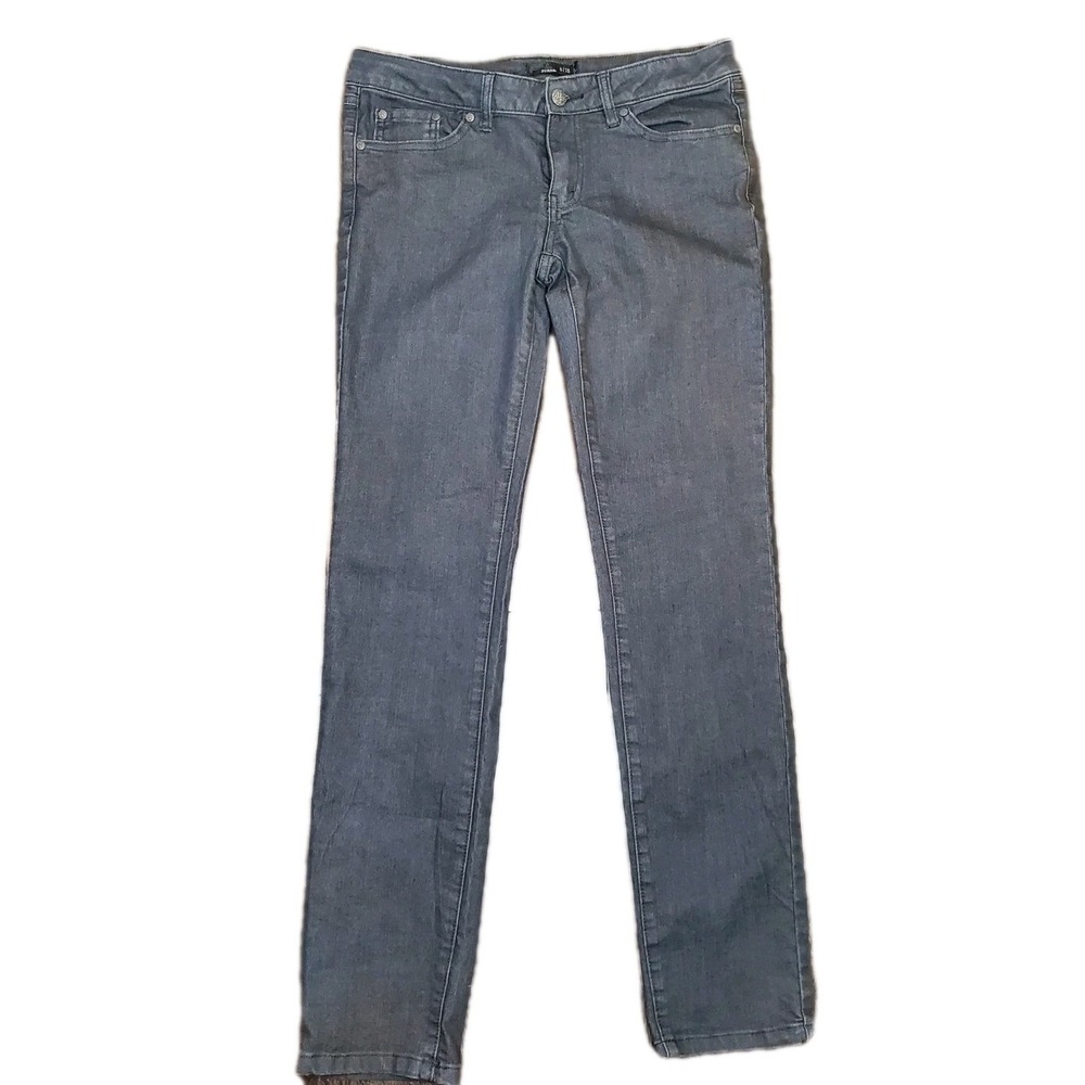 Prana Jeans Womens 6/28 Gray Skinny Leg Stretch Denim 31×30